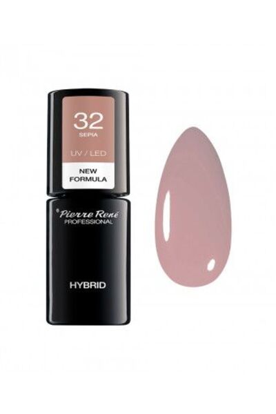 Pierre Rene Comandă Semipermanentă - Oja Hibridă Colorată Nr. 32 Cuttlefish 6ml - Pierre Rene
