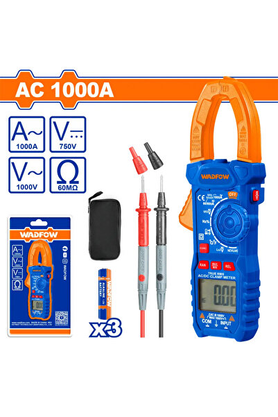 WADFOW 1000 Amp AC Clamp Meter - WDM6508