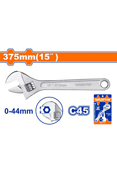 WADFOW مفتاح إسبانا كروم 15" (375مم) – WAW1115