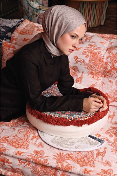 VALORSCARF Leopar Desen Şal Taş