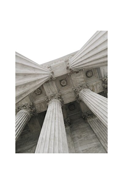 OEM Pictură pe pânză, coloane arhitecturale în stil corintic, 50 x 60 cm