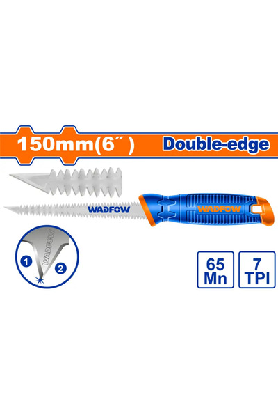 WADFOW منشار جبس يدوي بسنين مزدوجة 6" (150مم) – WHW3G62