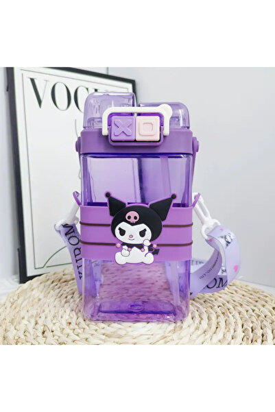 So Iconic Sanrio Kuromi Character Double Drink Bottle & Flask / 520 ml