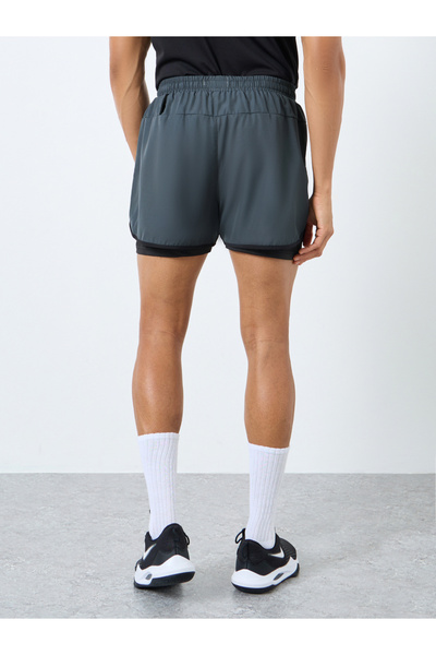 Styli Men Running 2in1 Shorts with Drawstring