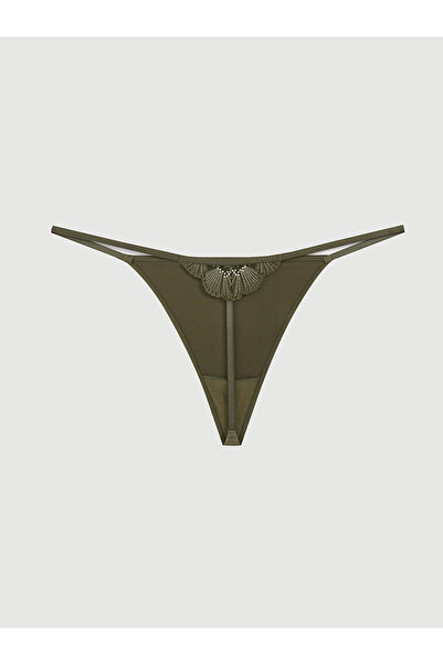 LC Waikiki New Season Lace Detailed Fancy Thong Panties