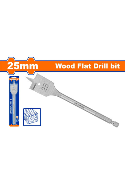 WADFOW ريشة خشب مسطحة 25مم WWF1K25