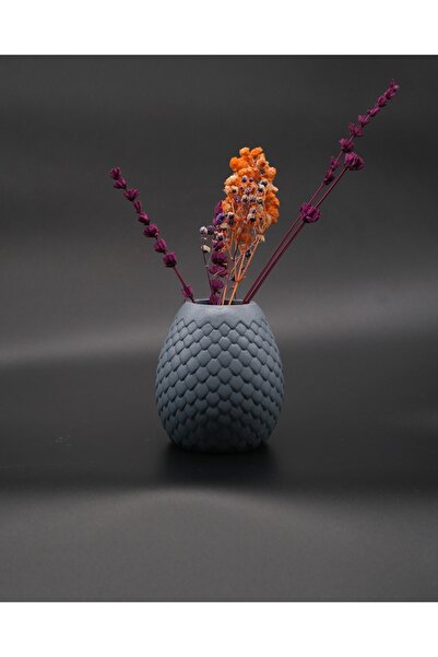 ATEŞLER HEDİYELİK GRİ DEKORATİF VAZO