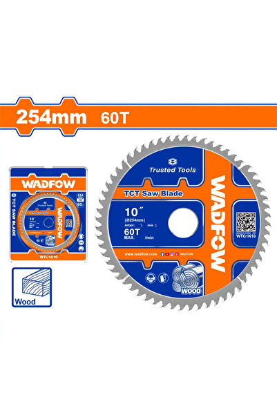 WADFOW ديسك قص خشب 254مم 60 سن — WTC1K10