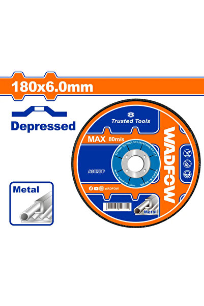 WADFOW ديسك جلخ 180 مم (7") × 6.0 مم – WAC1373