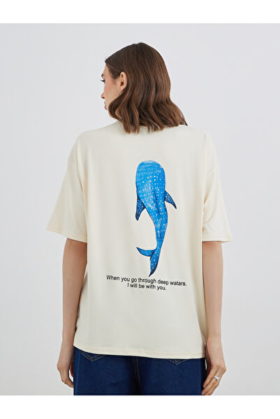 Take Two By Styli Graphic Print Oversized T-Shirt