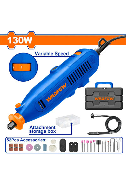 WADFOW 130W Flexible Tool with Accessories - WRY1D131