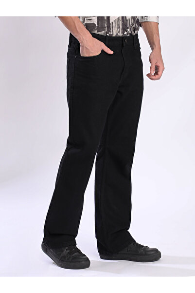 Bene Kleed By Styli Men Black Mid-Rise Bootcut Jeans