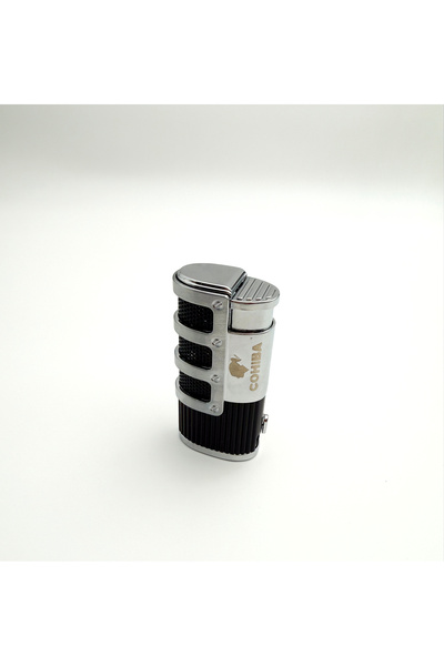 COHİBA 3 Torch Patron Puro Çakmak Black-Grey
