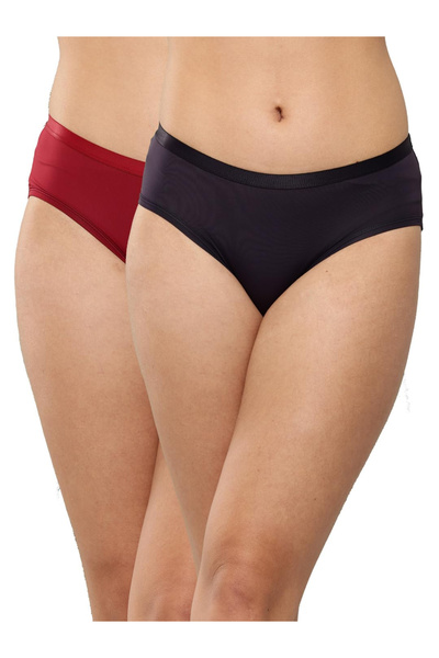 Leading Lady By Styli Pack of 2 - Solid Hipster Briefs