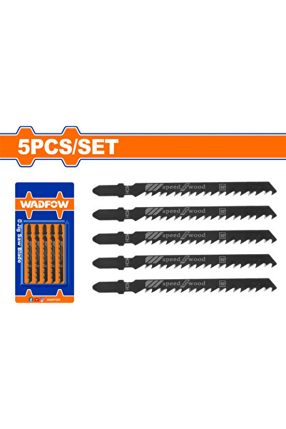 WADFOW طقم ريش أركت 5 قطع 74مم خشن للخشب (4–50مم) WJB144D
