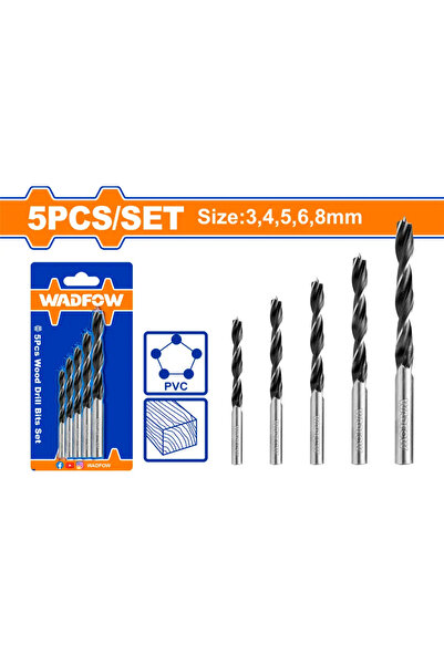 WADFOW طقم ريش خشب 5 قطع — WSJ3K01