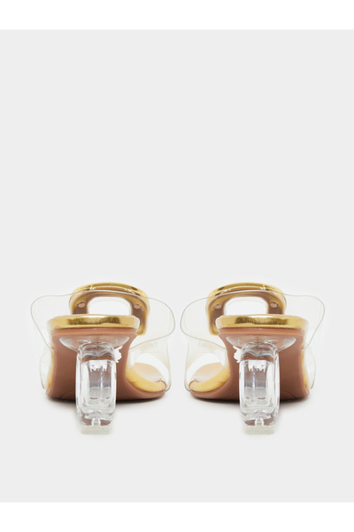 Take Two By Styli Transparent Strap Heel Sandals