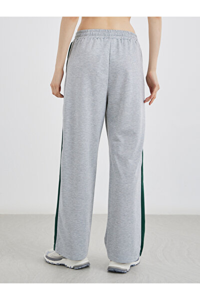 Take Two By Styli Grey Side Striped Wide Fit Joggers
