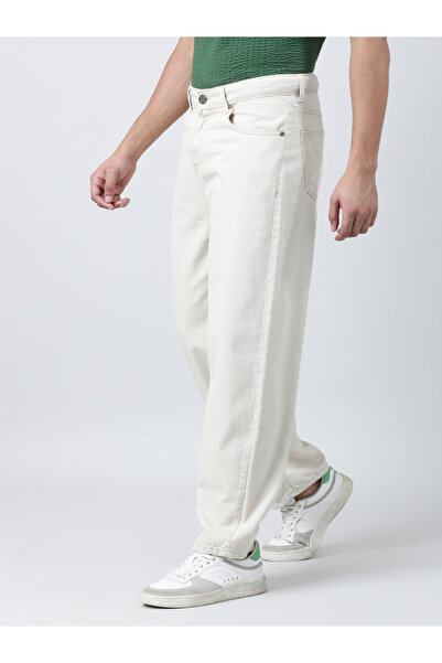 Bene Kleed By Styli Men Mid-Rise Baggy Fit Cotton Jeans