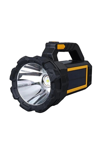 Powermaster W5191 Solar Şarjlı El Feneri Uzun Mesafe Işıldak