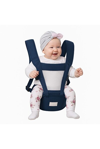 OEM Marsupiu ergonomic pentru bebeluși – Suport reglabil pentru nou-născuți și copii mici, albastru