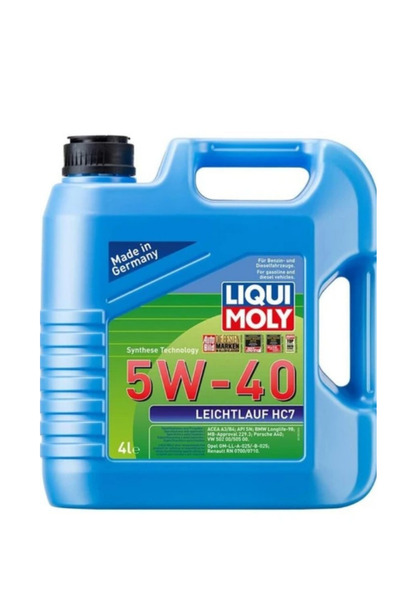 Liqui Moly 5W40 Motor Yağı Sentetik Leıchtlauf Hc7 4 Lt (1382)