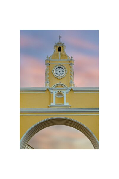 OEM Pictură pe pânză, Arhitectură Peisaj urban Arcul Santa Catalina la apus G...