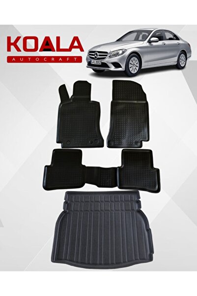 KoalaOtoTekstil Mercedes C Seri w205 (2014-2020) Ile Uyumlu-Araca Özel Paspas...