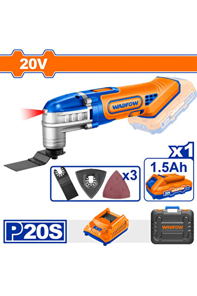 WADFOW 20V Battery Multi-Tool - WMUP5021 (Product includes charger and one battery.)