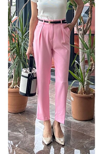 GAMZE ALPTEKİN Zr Original Brand Carrot Pants Fabric Trousers