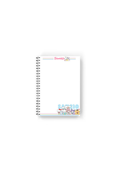 nihonwosekai 2Pcs Sanrio Characters A5 Anime Spiral Notebook 50 Sheets My Melody Pochacco Little Twin Stars