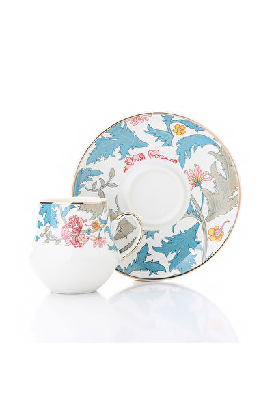 JUVIA JV09 Lüks Porselen 6 Kişilik Kahve Takımı