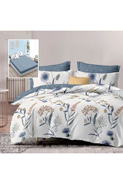 TextiLici Lenjerie de pat finet cozy, 6 piese, TextiLici, husa pat universala 160 x 200 cm si 180 x 200 cm, 4