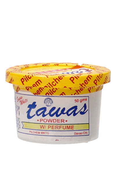 Snow White Tawas Perfumed Powder for Whitening Underarms and Removing Body Odor - 50g