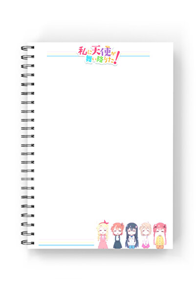 nihonwosekai 2 Pcs Wataten A5 Anime Spiral Notebook 50 Sheets