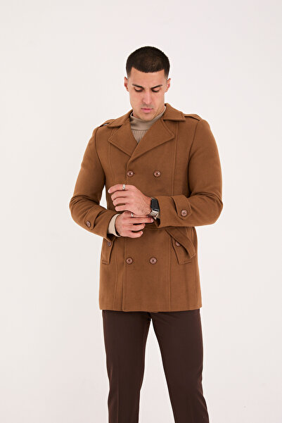 DC DRESS UP CLUB Men's Short Trenckot Coat