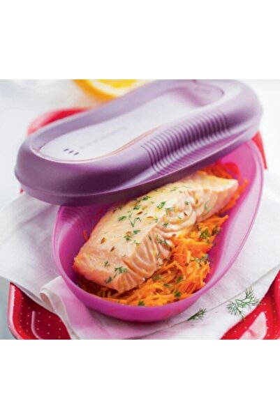 Plus وعاء مايكرو لذيذ - وعاء للاستخدام في الميكروويف - أرجواني