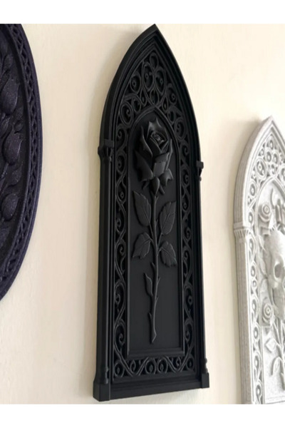Genel Markalar Gotik Gül Çerçeve Katedral Duvar Dekoru Süslü