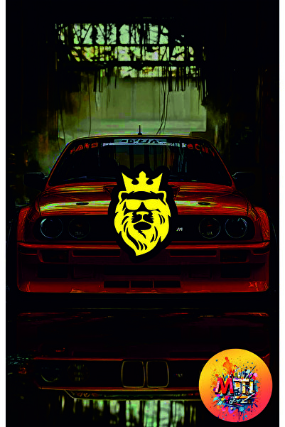 sticker ملصق زجاجي للسيارة والدراجة النارية من Lion King Text Jdm Lion Gs هول...