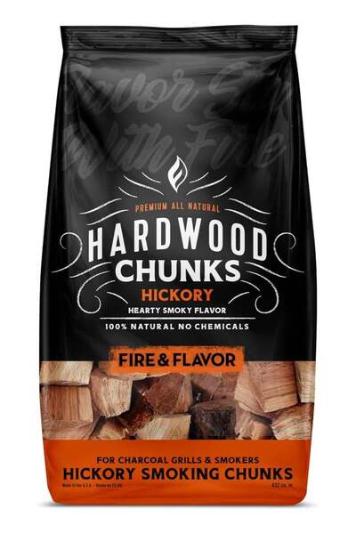 HARDWOOD قطع خشبية للتدخين والشواء - طبيعية بالكامل، تدوم طويلًا بنكهة حلوة خفيفة