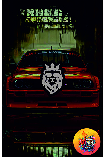 sticker ملصق زجاجي للسيارة والدراجة النارية من Lion King Text Jdm Lion Gs هول...