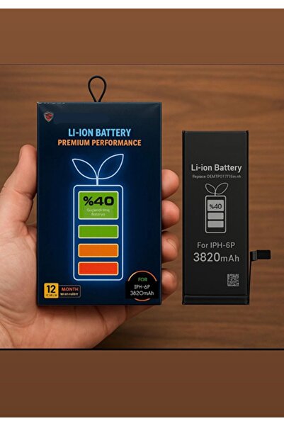 WASHA 3820mAh İphone 6 Plus Batarya- İphone 6S Plus -Batarya Bandı ve Toza Ka...