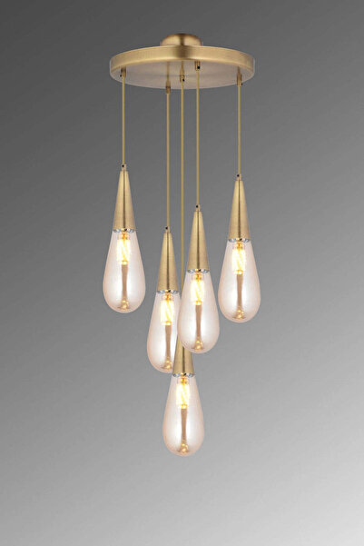 Vera Lighting Damla 5'li Komple Eskitme Yuvarlak Tepsi