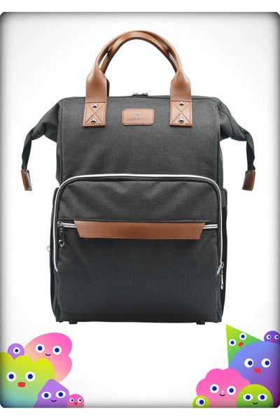 Özgün Baby حقيبة ظهر فاخرة من الجلد مقاومة للماء والبقع وقابلة للمسح للعناية ...