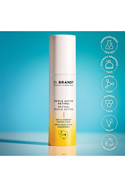 Dr. Brandt Kırışıklıkların görünümünü azaltan, cildi aydınlatan ve nemlendiren çok amaçlı bir krem 30 ML