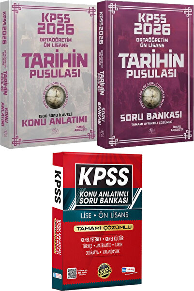 CBA Akademi 2026 KPSS Ortaöğretim Ön Lisans Tarihin Pusulası Konu ve Soru - L...