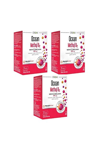 Ocean Methyl B12 Sprey 500 mcg 5 ml 3 Adet