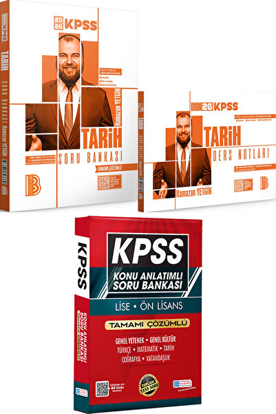 Benim Hocam Yayınları 2026 KPSS Tarih Tamamı Çözümlü Soru Bankası ve Ders Not...