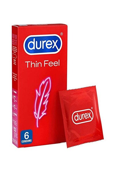 Durex واقيات ذكرية رقيقة الملمس مكونة من 6 قطع