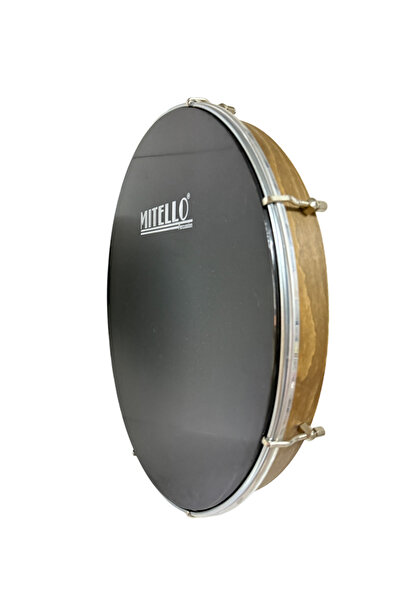 bademüzik Mitello Bendir 46cm Ceviz Ağacı Kılıflı Dıştan Akortlu Profesyonel